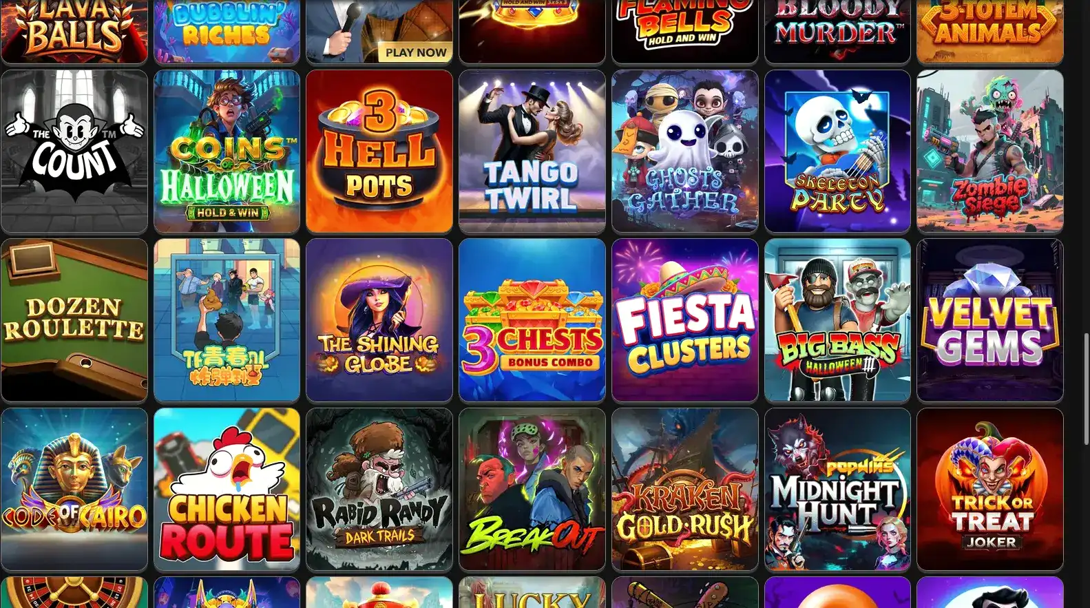 Интерфейс игровых автоматов Джозз казино на экране